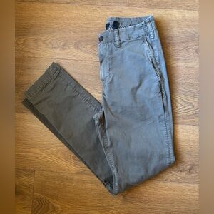 American Eagle Outfitters Flex Green Pants mens chino pants 28x32
